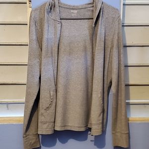 Grey Danskin Now Workout Sweater Jacket